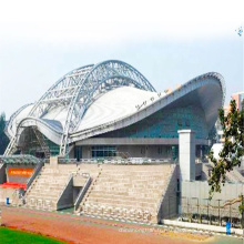 Magnifique étendue préfabriquée de grande portée arqué en acier clair